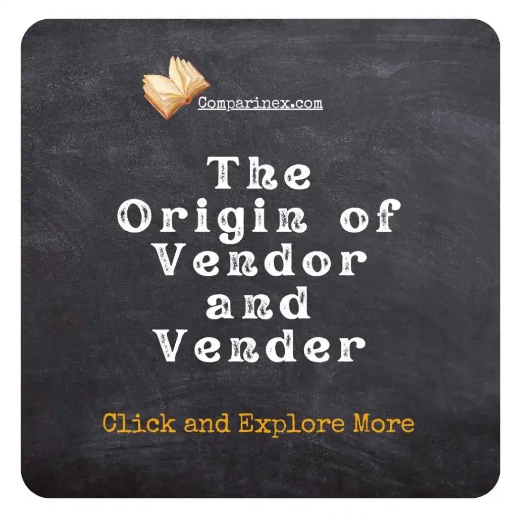 Vender or Vendor